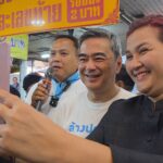 อภิสิทธิ์ บุกเมืองกรุงเก่า​ ลุยตลาดเจ้าพรหม หาเสียงหวังได้ สส. ​พัฒนาพื้นที่ ผลักดันท่องเที่ยว