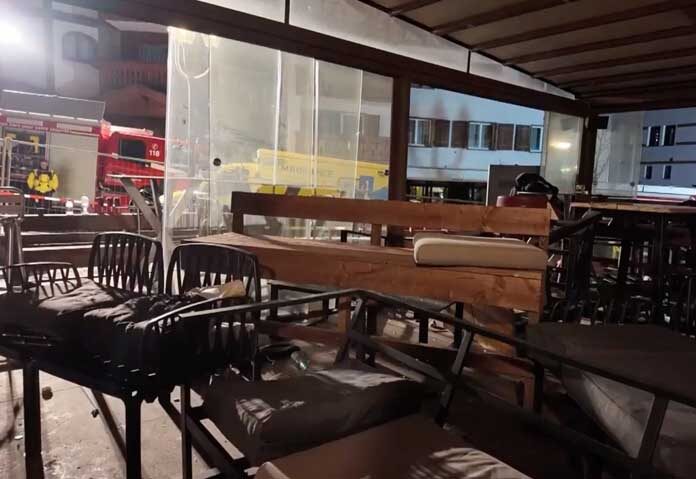 ภาพภายในอาคารที่เกิดเหตุเพลิงไหม้ ส่งผลให้มีผู้เสียชีวิตและบาดเจ็บจำนวนมาก ระหว่างการเฉลิมฉลองปีใหม่ ในเมืองแครนส์-มอนทานา เทือกเขาแอลป์ของสวิตเซอร์แลนด์ เมื่อวันพฤหัสบดีที่ 1 มกราคม 2026