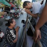 ตลาดดินแดงแตก 'อภิสิทธิ์' นำทีม หาเสียง ช่วย 'ศิริภา อินทรวิเชียร' ชาวบ้านให้กำลังใจ