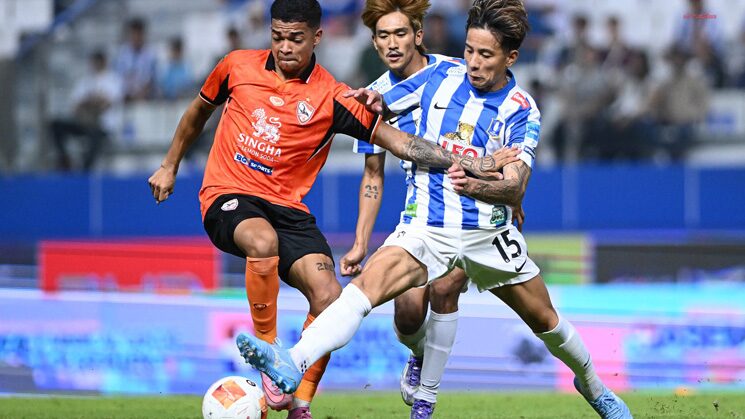 BG Leads Twice but Fails to Win, Draws with Chiang Rai - Phang Kanchanaburi Shares Points in Thai League Match