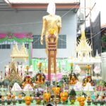 สมุนไพรไทย หงส์ไทย จัดพิธีเจริญพระพุทธมนต์ พระพุทธลีลาปางประทานพร พิธีบวงสรวงสิ่งศักดิ์สิทธิ์