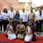 สมุนไพรไทย หงส์ไทย จัดพิธีเจริญพระพุทธมนต์ พระพุทธลีลาปางประทานพร พิธีบวงสรวงสิ่งศักดิ์สิทธิ์