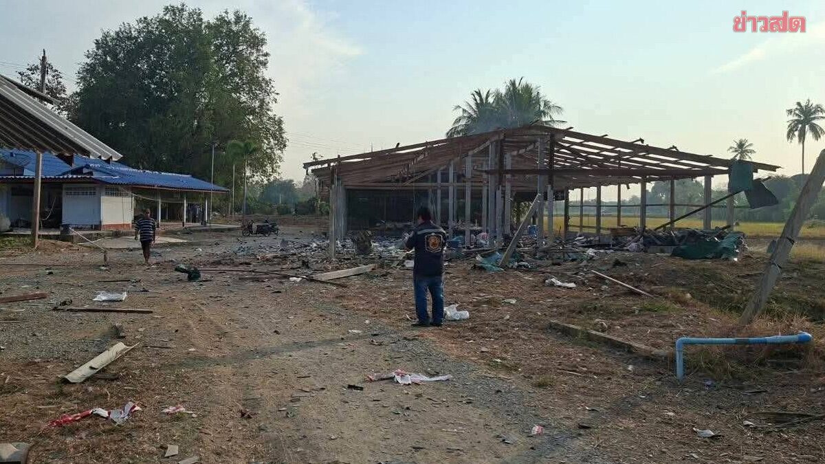 Tragic Fireworks Factory Explosion Near Famous Temple in Suphan Buri: 1 Dead, 3 Injured