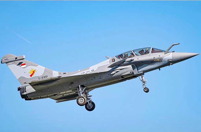 เที่ยวบินแรกของเครื่องบิน Rafale B ของกองทัพอากาศอินโดนีเซีย หมายเลขทะเบียน T-0301 ซึ่งจะจัดขึ้นที่เมือง Mérignac เมืองบอร์กโดซ์ ประเทศฝรั่งเศส ในวันเสาร์ที่ 19 กันยายน 2568