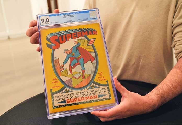ภาพถ่ายจากหนังสือการ์ตูนเรื่อง Superman เล่มที่ 1 ของ DC Comics ถ่ายเมื่อวันจันทร์ที่ 24 พฤศจิกายน 2025 ที่เมืองเออร์วิง รัฐเท็กซัส