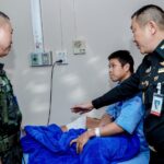 แม่ทัพภาคที่ 1 เยี่ยมกำลังพล ได้รับบาดเจ็บ ภารกิจปกป้องอธิปไตย ชายแดนไทย-กัมพูชา