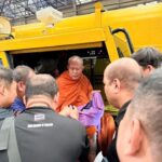 ทำบุญใหญ่ รฟท. นิมนต์หลวงพ่ออ๊อด ทำบุญอุทิศส่วนกุศล เหยื่อเครนถล่มโบกี้รถไฟ