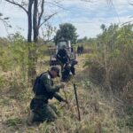 ศทช. กวาดล้าง ทุ่นระเบิด บ้านชำราก จ.ตราด พบ UXO ลูกระเบิด 120 มม. ยังไม่บึ้ม1นัด เร่งเก็บกู้ทำลาย