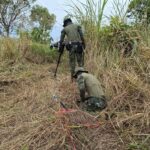 ศทช. กวาดล้าง ทุ่นระเบิด บ้านชำราก จ.ตราด พบ UXO ลูกระเบิด 120 มม. ยังไม่บึ้ม1นัด เร่งเก็บกู้ทำลาย