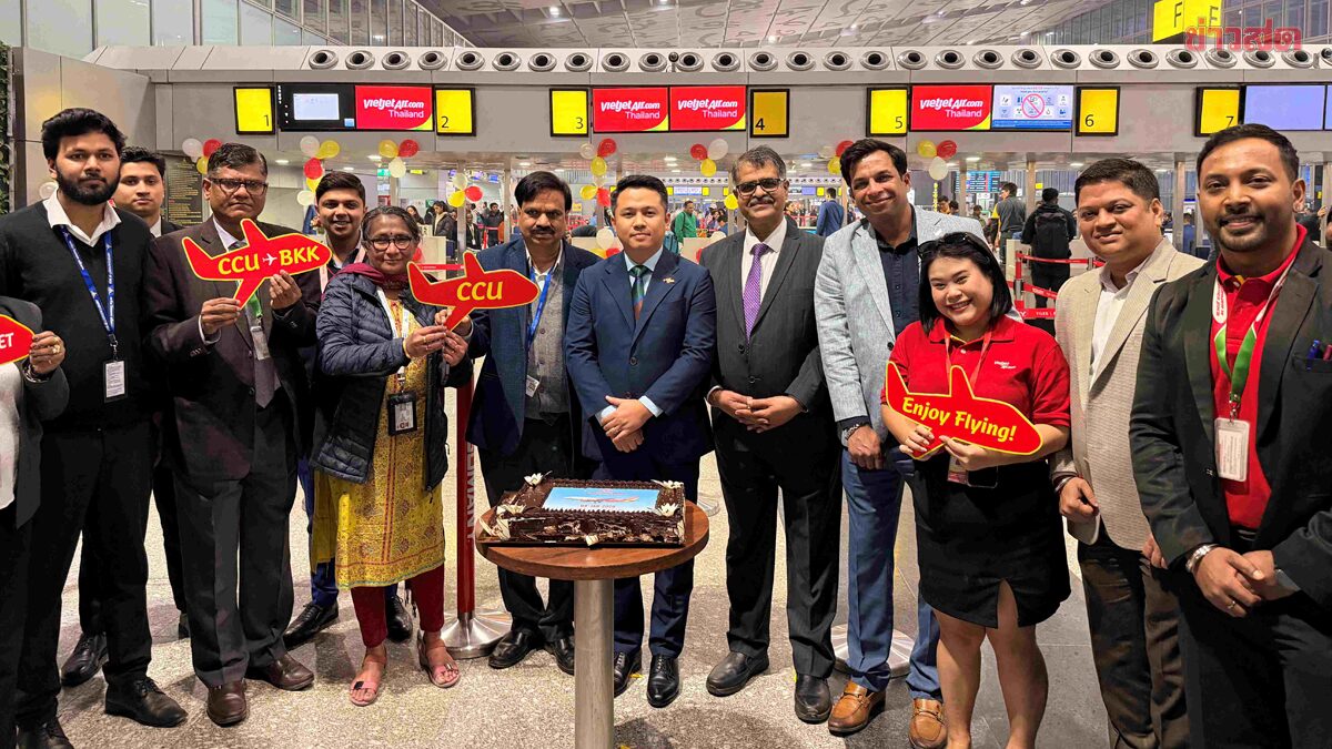 ภาพประกอบข่าว: เวียตเจ็ท เปิดเส้นทางบินใหม่อินเดีย กรุงเทพฯ–โกลกาตา ส่งโปรเริ่มต้น 0 บาท