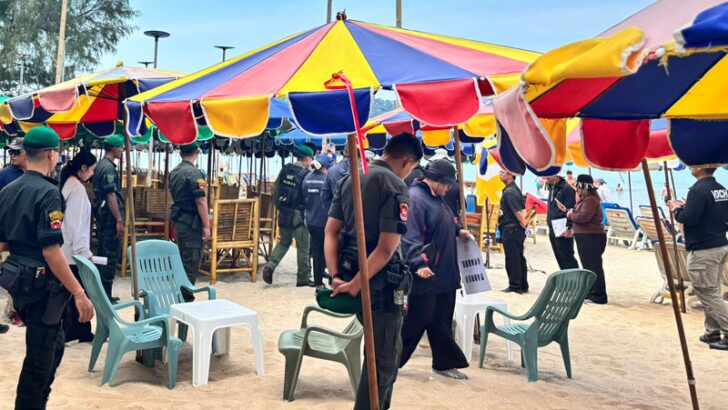 Phuket Authorities Launch Operation to Reclaim Encroached Beachfront Land