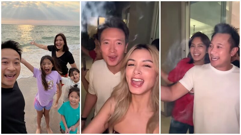 ชาย-มิค แท็กทีม พาภรรยา และลูกๆ รวมญาติ