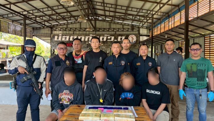 28,000 Methamphetamine Pills Seized and Four Suspects Arrested in Sa Kaeo Drug Bust