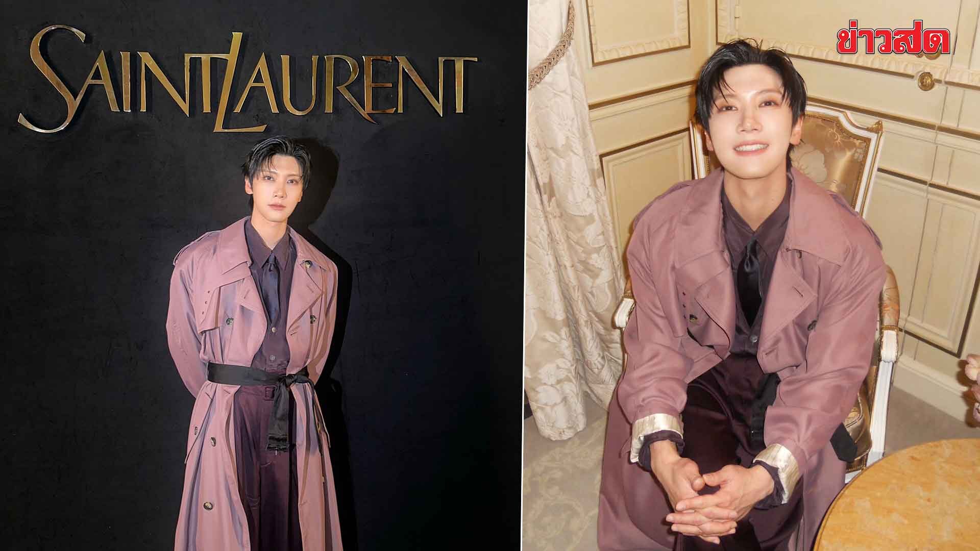 TEN Captivates Audiences at Saint Laurent Men's Winter 2026 Fashion Week