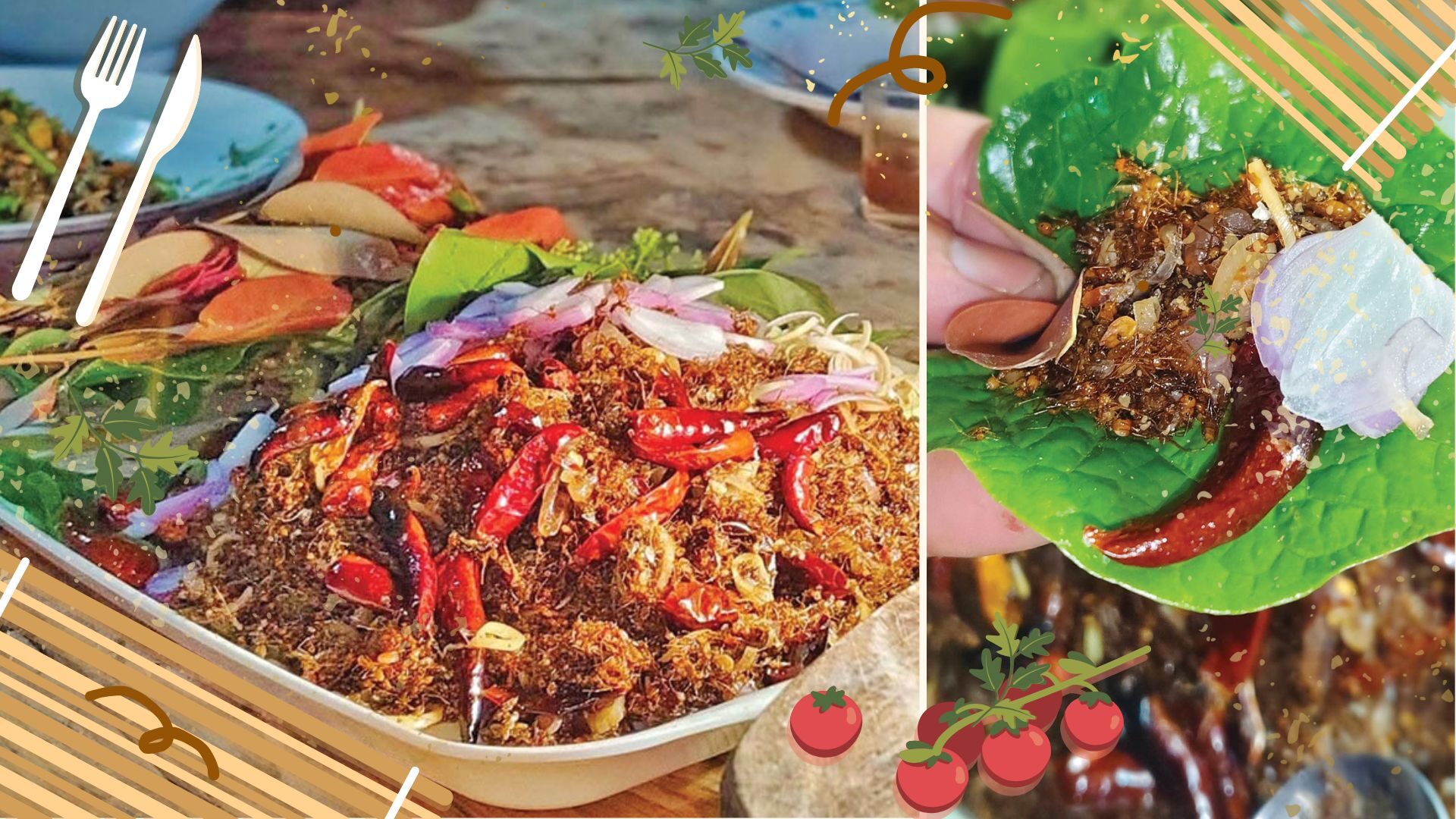 Delicious Dishes from 77 Provinces - Red Ant Egg Mieng