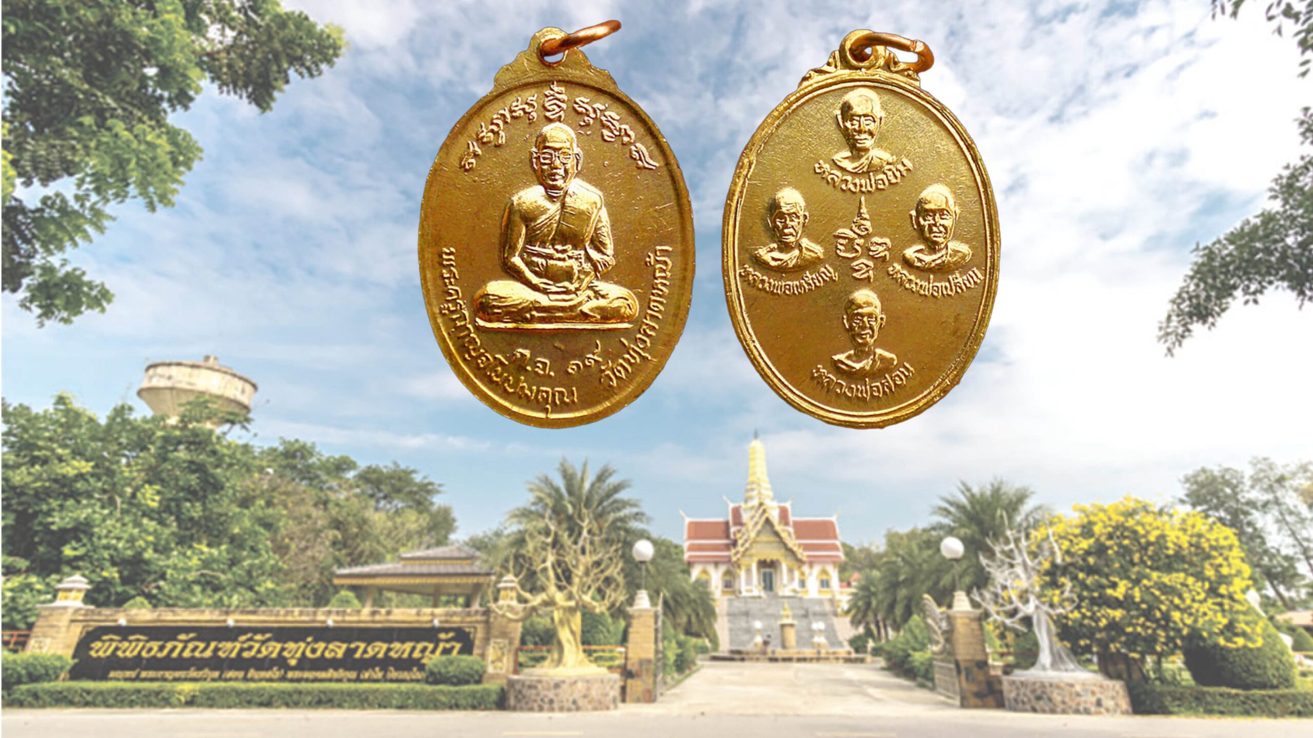 Hot News on Sacred Amulets - Coin of Luang Por Lamyai, Revered Monk of Thung Lat Ya Temple