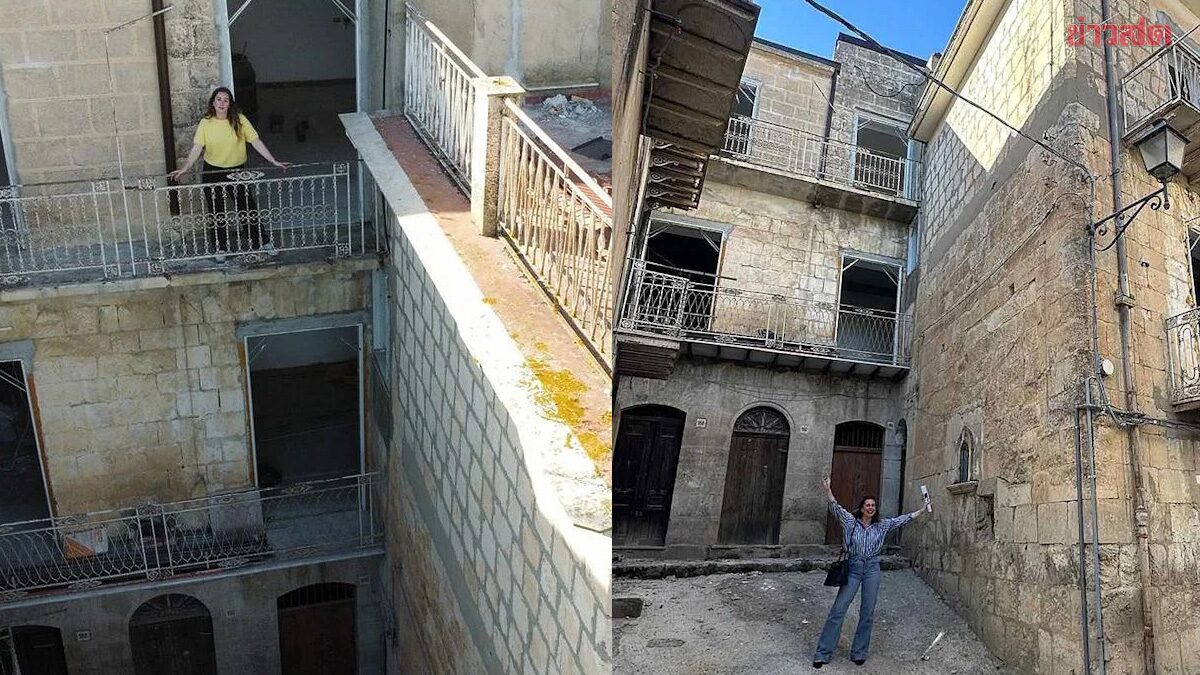 American Woman Buys 17-Room House in Italy for Less Than a Honda Civic, Undergoes Stunning Renovation