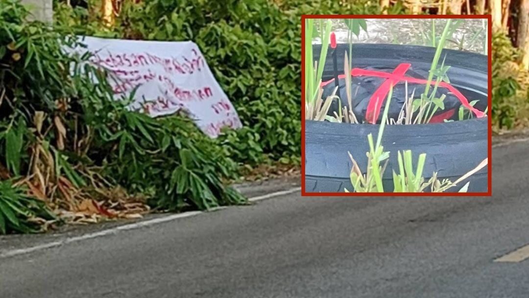 BRN Causes Unrest in Southern Border Provinces, Hanging Separatist Banners and Hiding Explosives