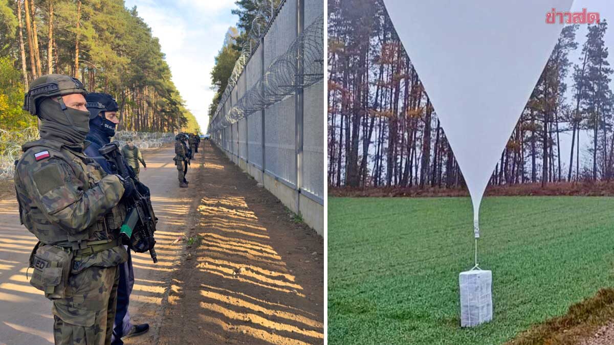 Belarus Launches Border Balloons to Smuggle Cigarettes into Poland