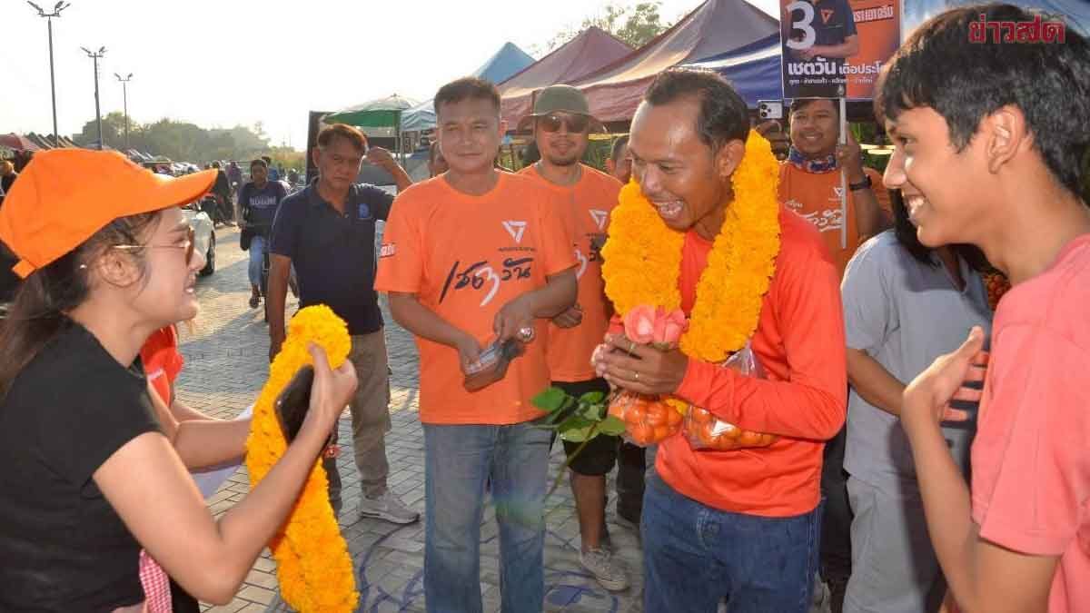 Chetwan's Final Campaign Blitz: Surprise Graffiti at Morning Market, Confident in Defending Championship