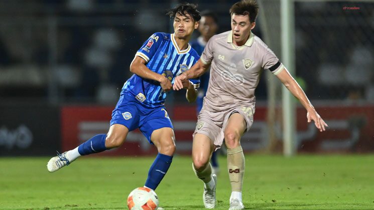 Chonburi FC Takes Early Lead but Draws with Uthai Thani in Thai League Match
