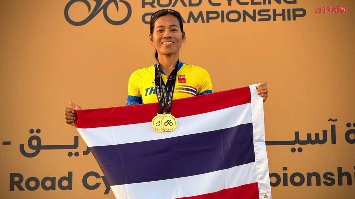 Chun Peng Wins Gold in Road Race, Defends Asian Championship Title