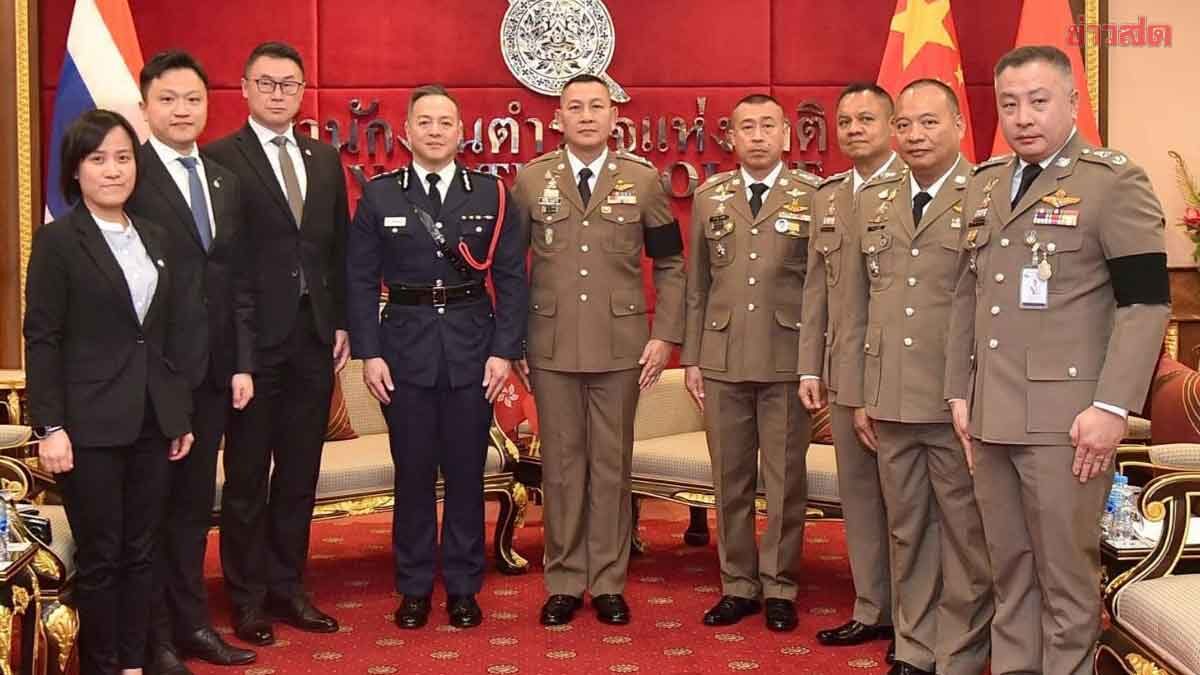 Hong Kong Police Chief Thanks Thai Immigration for Capturing Major Criminals at Airport