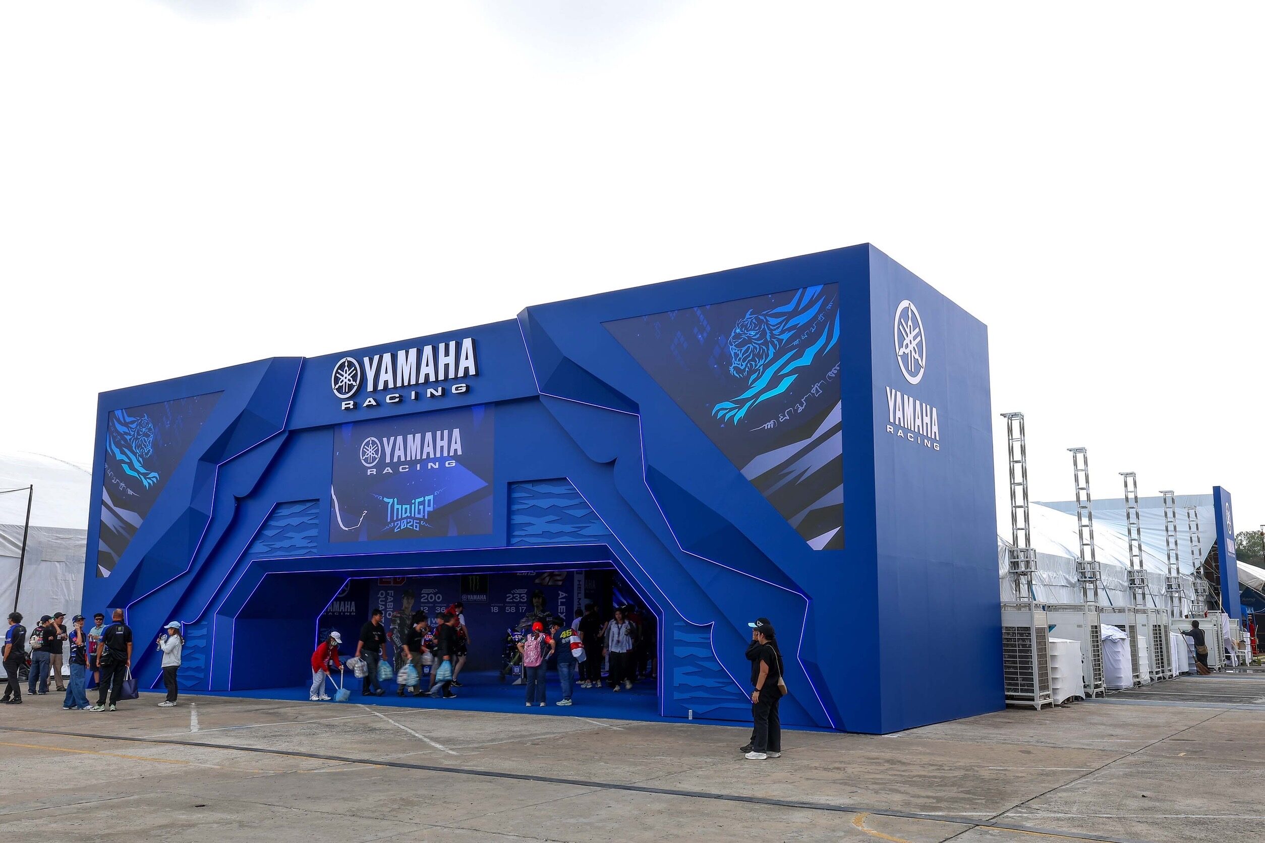 เนรมิต YamahaGP Pavilion โดมยักษ์ติดแอร์ 800 ตร.ม. ต้อนรับแฟน MotoGP ทั่วโลก