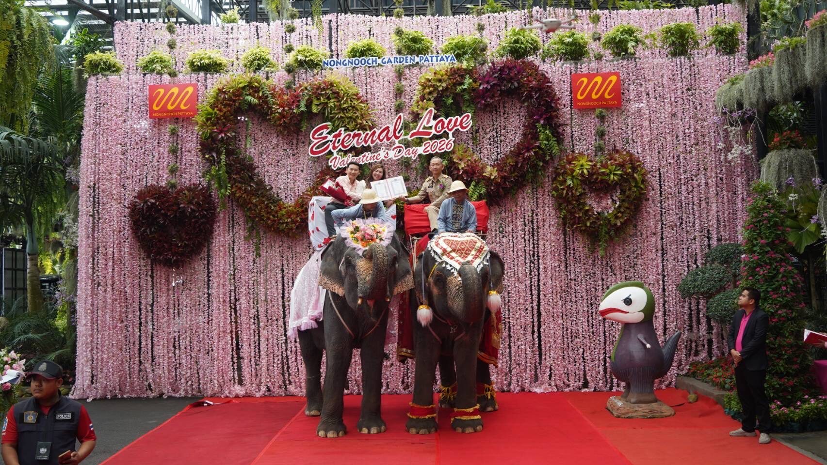 Nong Nooch Garden Creates Once-in-a-Lifetime Wedding Experience on Elephant Backs