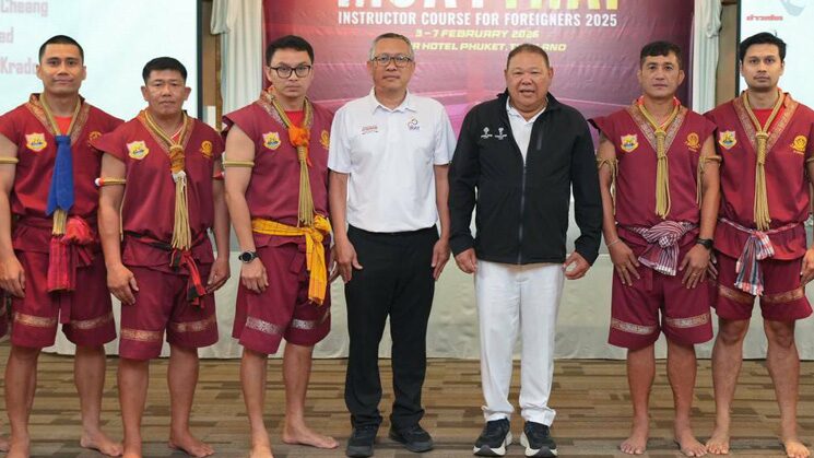 Sports Authority of Thailand and Muay Thai Committee Plant Flag in Phuket, Welcoming International Muay Thai Instructors