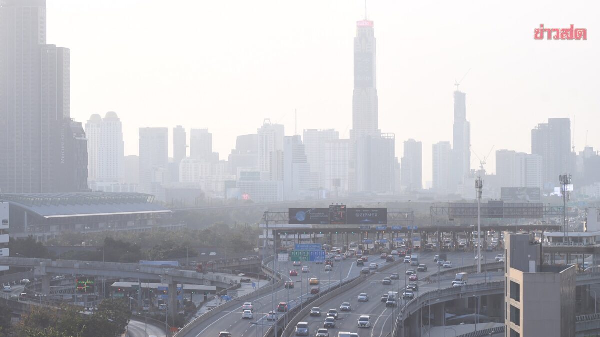 Bangkok and Surrounding Areas Choke on PM2.5 Dust, Nonthaburi Hits Worst Levels
