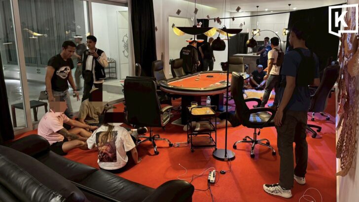 Phuket Police Bust Illegal Russian-Run Poker Operation in Luxury Villa