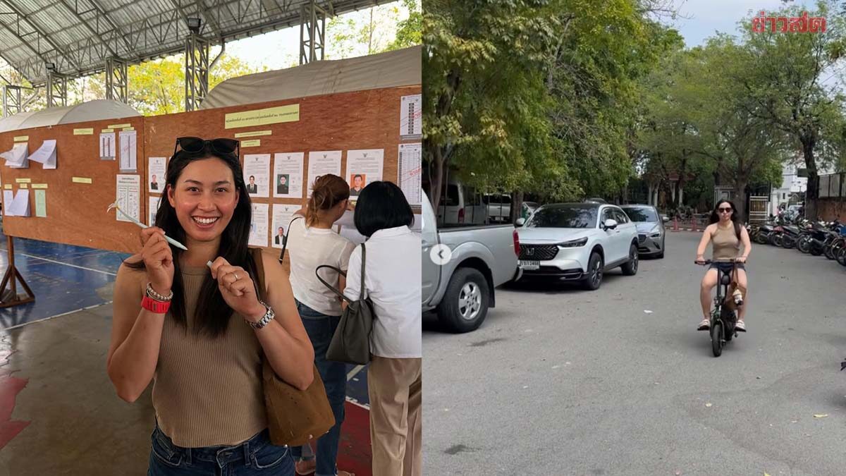 World No. 1 Golf Pro Jeeno Travels to Vote by Electric Bicycle