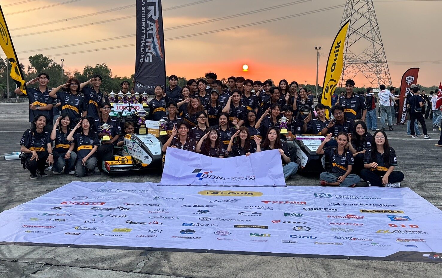 Kasetsart University Engineering Faculty's Dongtaan Racing Team Secures 6th National Championship