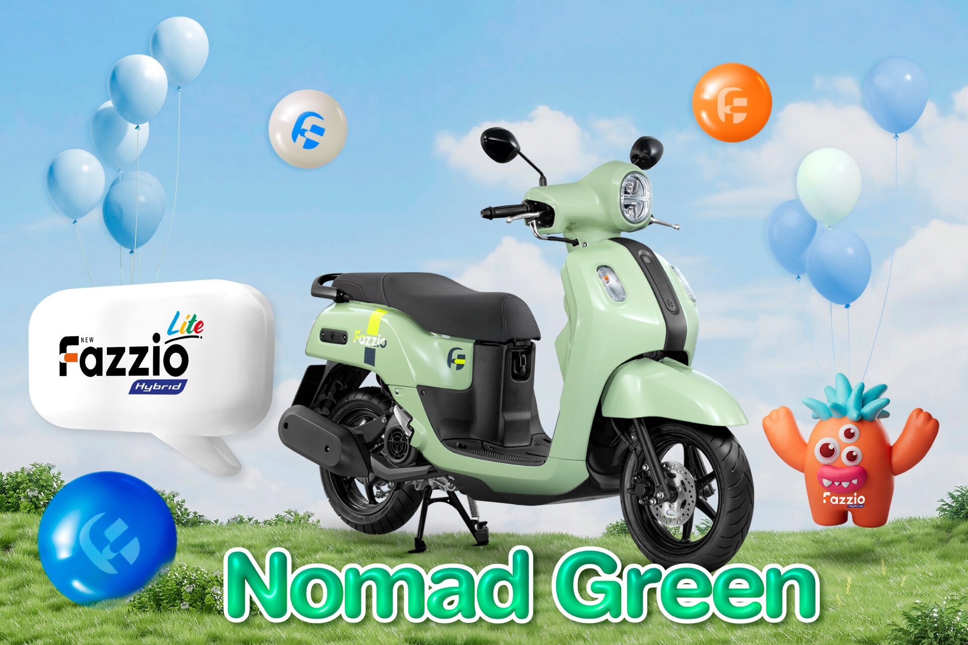 Yamaha Launches NEW YAMAHA FAZZIO HYBRID LITE: Trendy Scooter for the New Generation