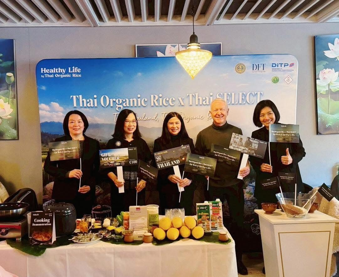 Department of Foreign Trade Aggressively Targets European Market for Thai Organic Rice