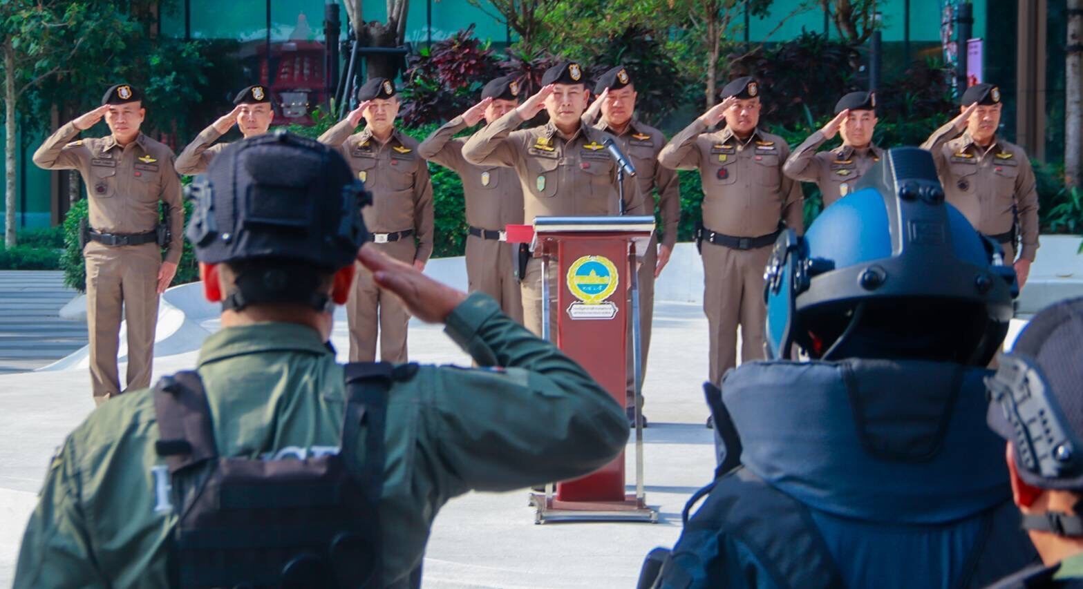 Police Chief Observes Active Shooter Emergency Response Drill