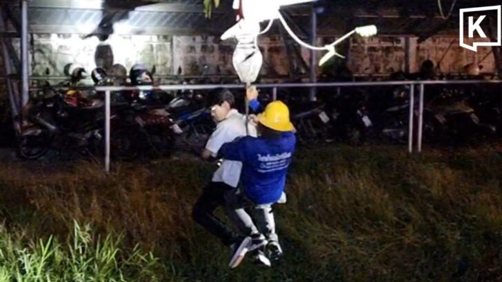 Storm Topples Power Pole, Strands University Student for 3 Hours