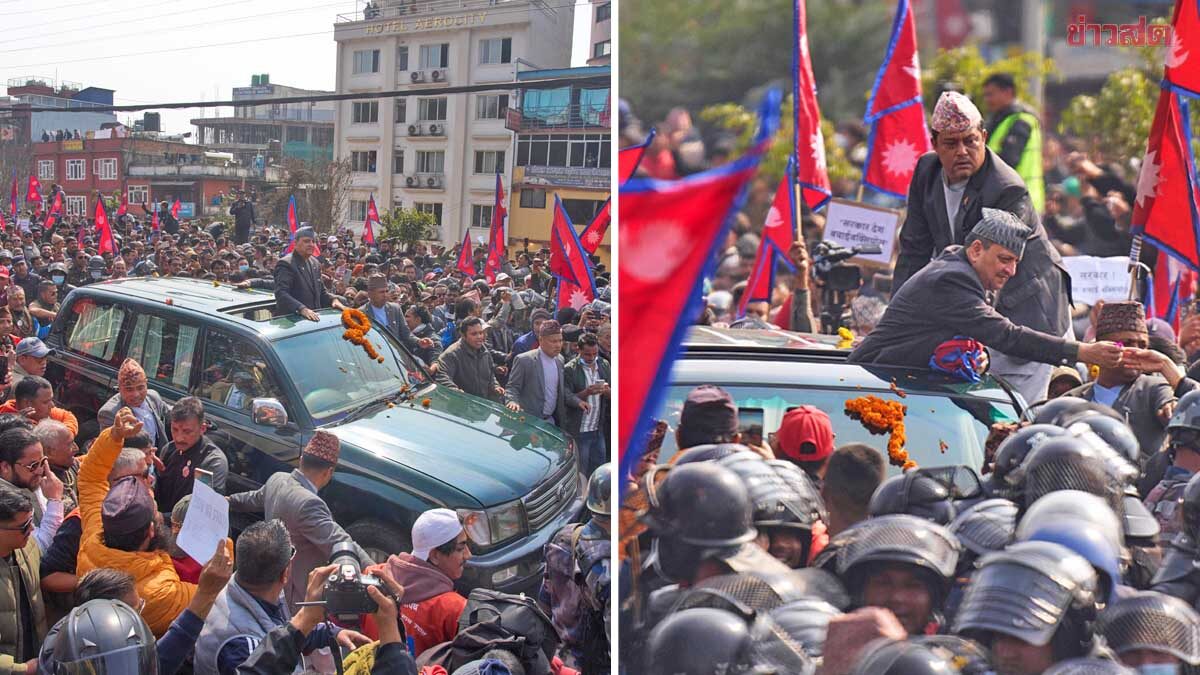Nepal Rallies to Welcome Former King Gyanendra, Calling for Restoration of Monarchy