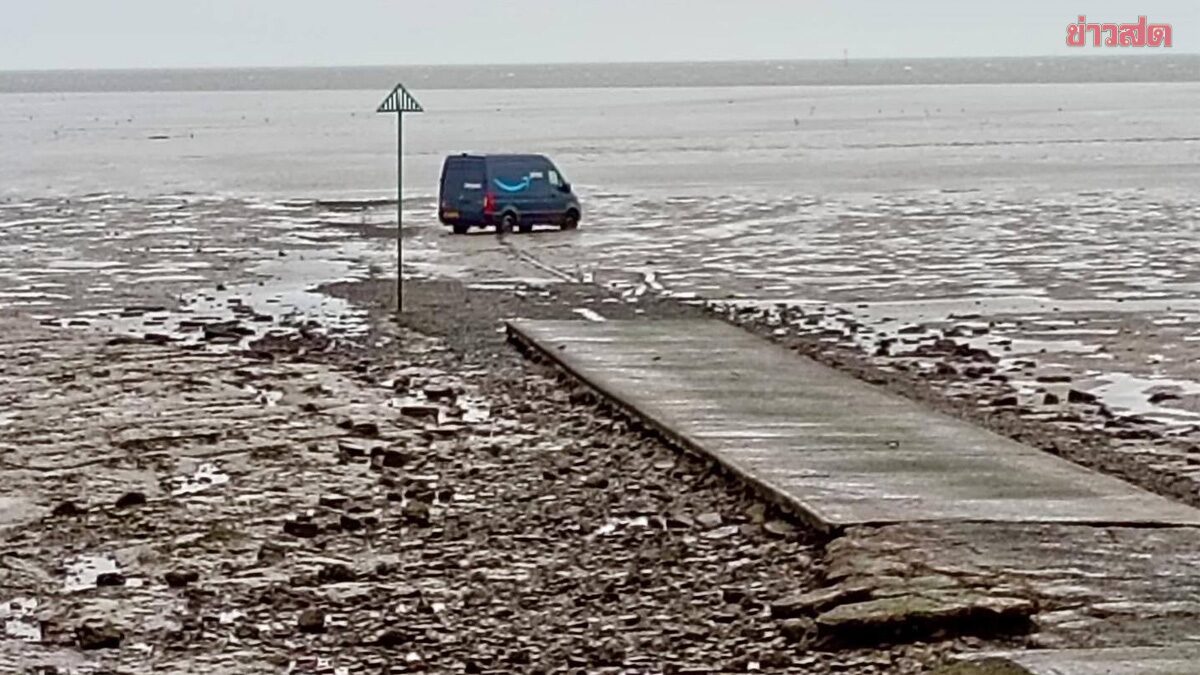 Alarming! Delivery Vehicle Gets Lost Following GPS, Stranded in British Military Firing Range