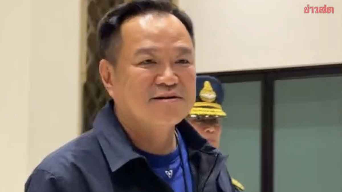 Anuthin Has Not Yet Talked to Thammanat, Says He's Resting