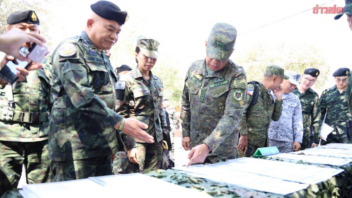 Military Leaders from Thailand and Philippines Inspect Cybercrime Base and Drone Launch Site Near Border