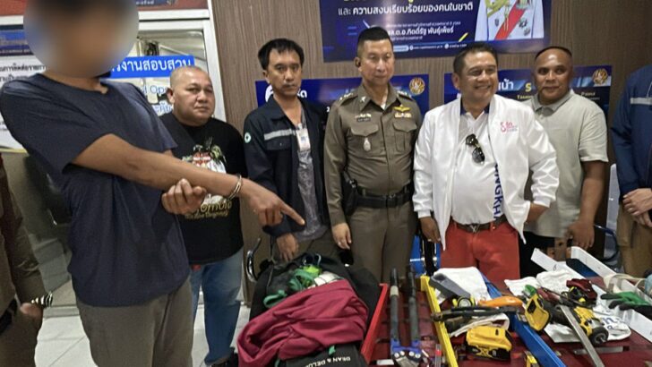 Copper Busbar Theft Halts 100-Million-Baht Power Infrastructure Project