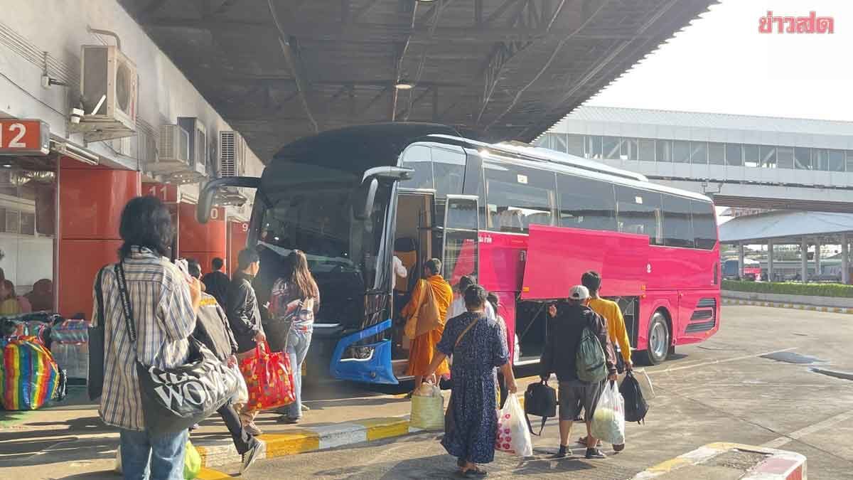 Transport Company Opens Early Ticket Reservations for Songkran 2024 Holiday Travel