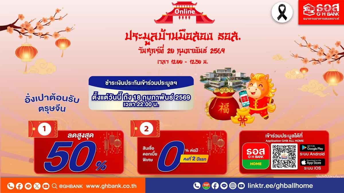 GHB Bank Invites Home Buyers to Bid on Second-Hand Properties with Up to 50% Discount