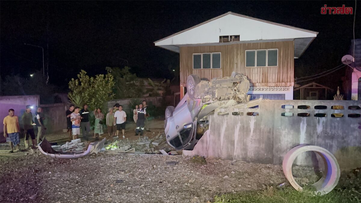 Tragic Midnight Accident: Fortuner Driver Dies After Crashing into House Wall