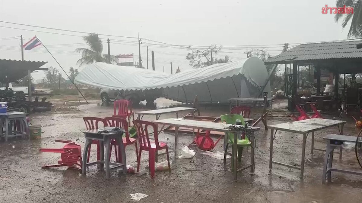 Vote Counting Disrupted: Storm Destroys Election Tent, Crushes Vehicle