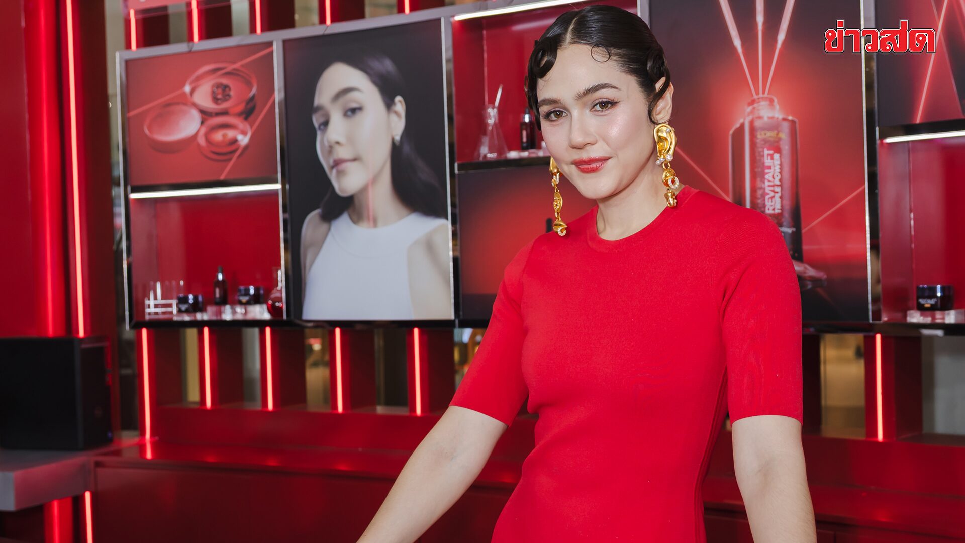 Chompoo Araya Showcases Youthful Skin as L'Oréal Brand Ambassador