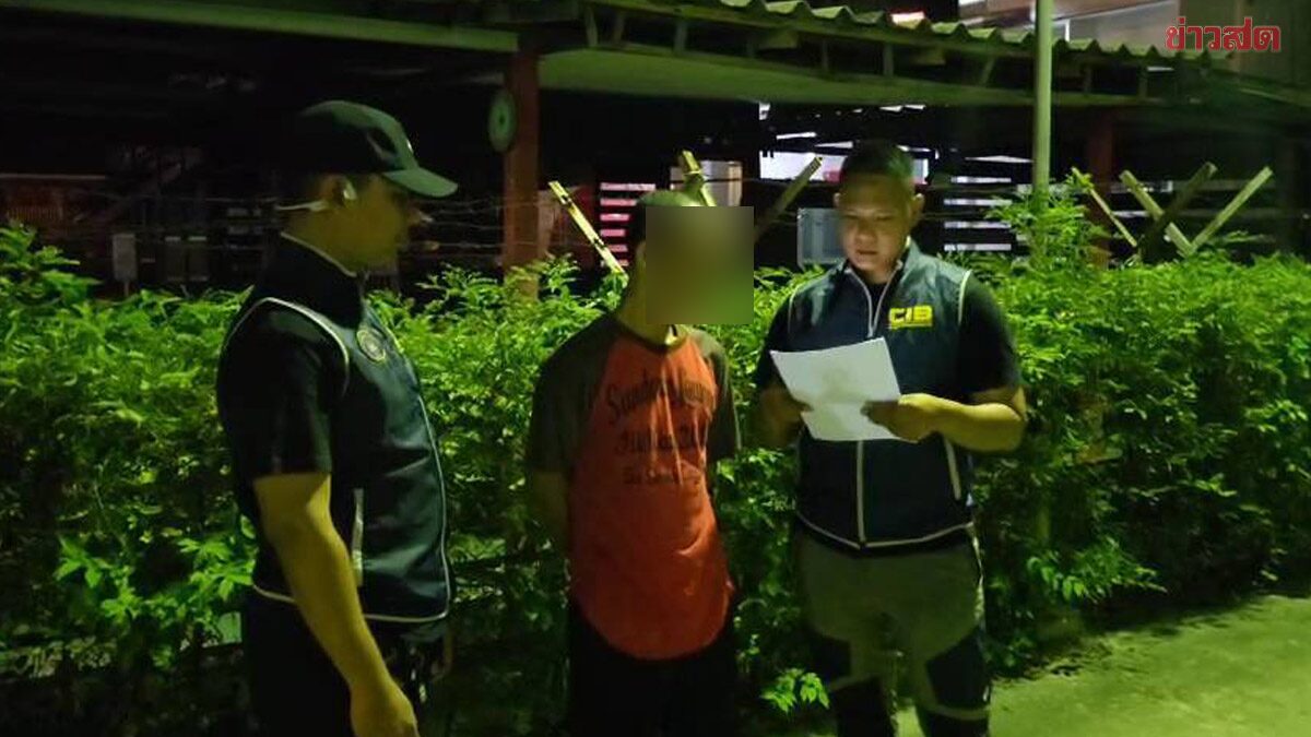 Crime Suppression Police Arrest Man in Staged Insurance Scam, Causing 20 Million Baht Damage