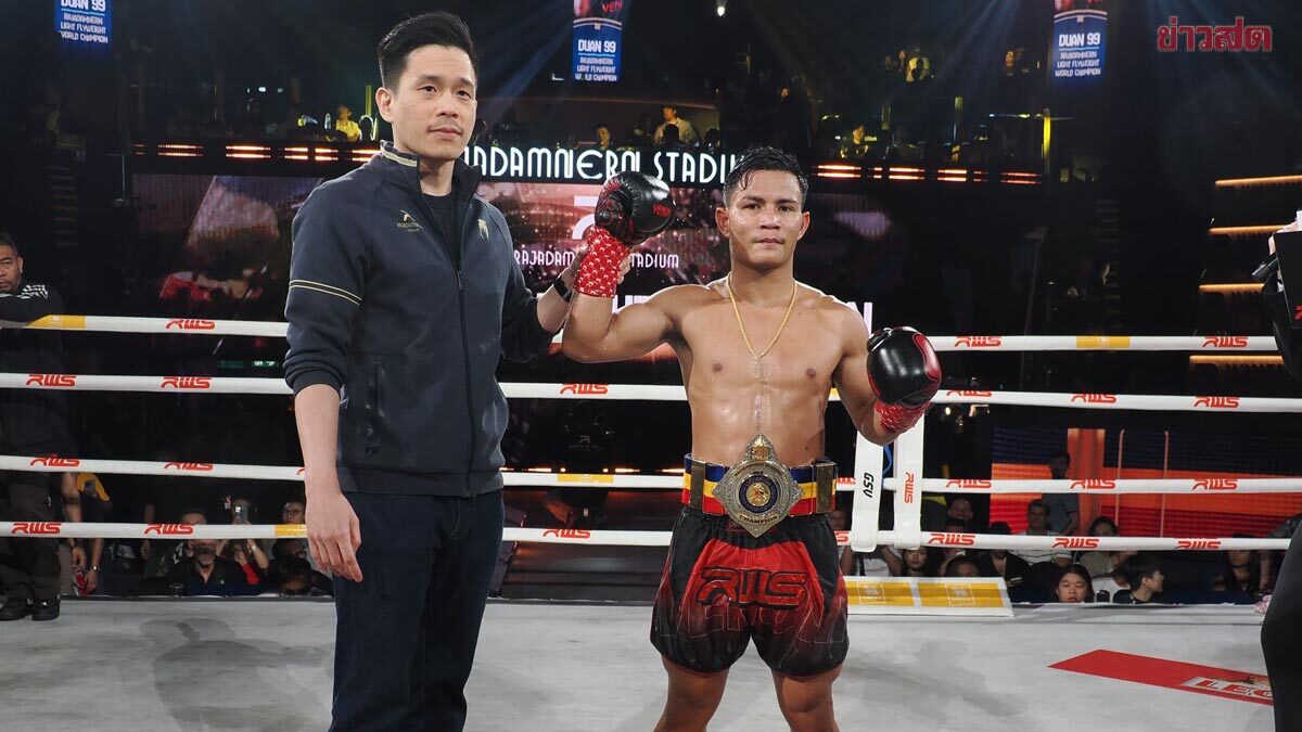 Urgent: Duan 99 Delivers Knockout Punch, Wins 550,000 Baht Bonus in RWS Fight